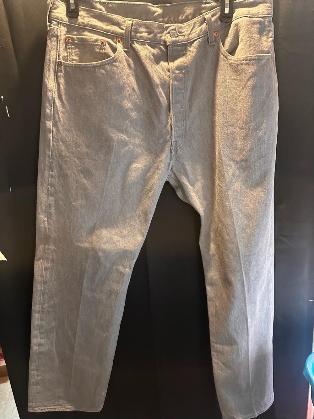 Levi's 501® Straight Jeans in Light Gray